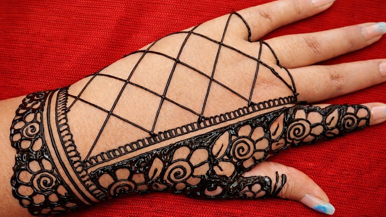 Eid special back hand mehndi design| trending mehndi| simple mehndi| mehndi ka design| heena| Eid ❤️