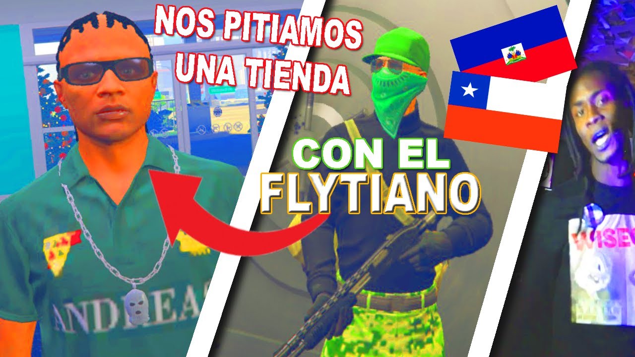 EL FLAYTIANO SE ROBA UNA TIENDA Y  TERMINA EN TIROTEO! l GTA V ROLEPLAY #CHILE