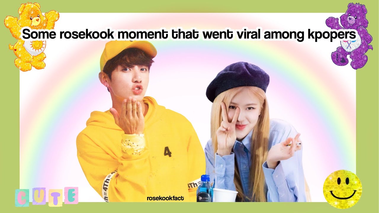 some rosekook moment that went viral among kpopers