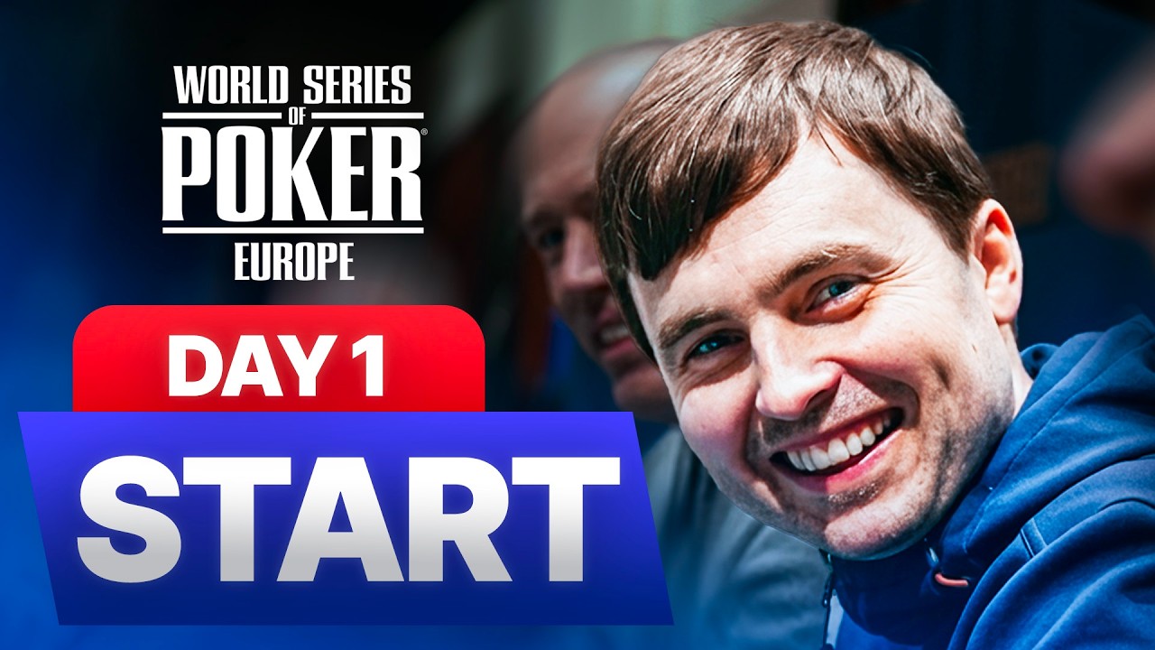 Start of the WSOP Europe - WSOPE26 Day #1