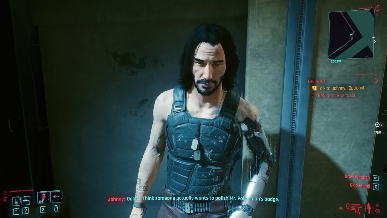 Johnny on River (Cyberpunk 2077)