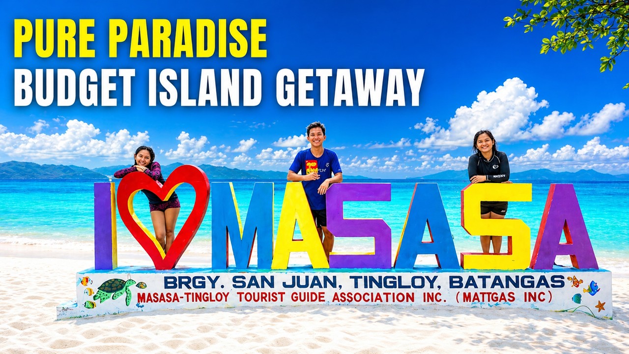 Masasa Beach Tingloy Island – Complete Adventure on a Budget