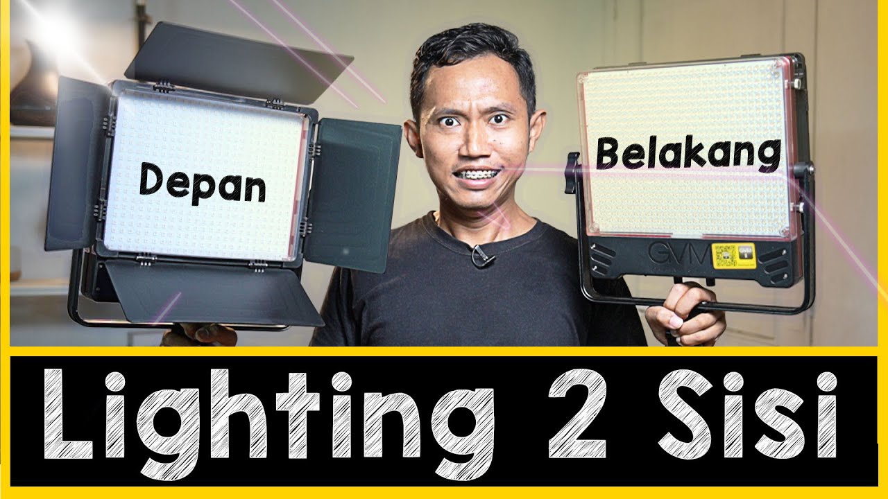 Belum Pernah Liat Lighting se - Unik ini !!! Review GVM 50SM 2L RGB Bi-Color