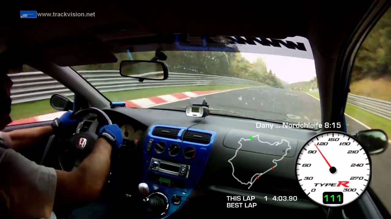 Best Time Attack 8:15 ... Honda Civic TypeR EP3 ... Nürburgring Nordschleife BTG 26-09-2011