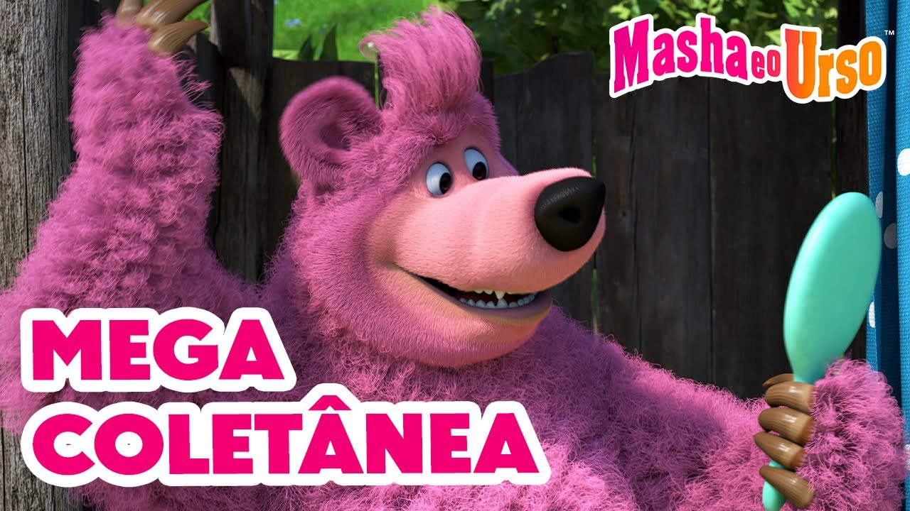 Masha e o Urso ✨ Mega colet&acirc;nea 📀📚 Desenhos animados para crian&ccedil;as