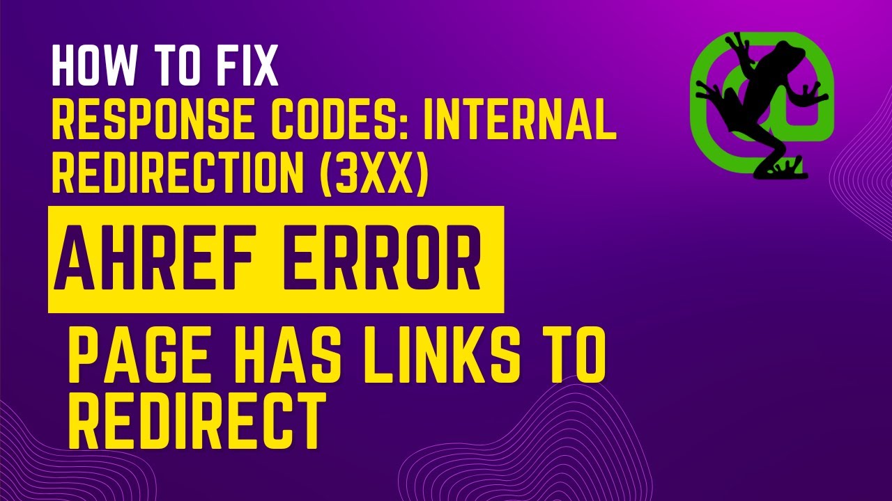 How To Fix Page has internal links to 3xx pages | Response Codes: Internal Redirection (3XX)