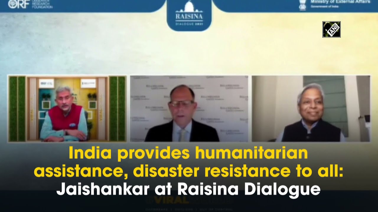 India provides humanitarian assistance, disaster resistance to all: Jaishankar at Raisina Dialogue