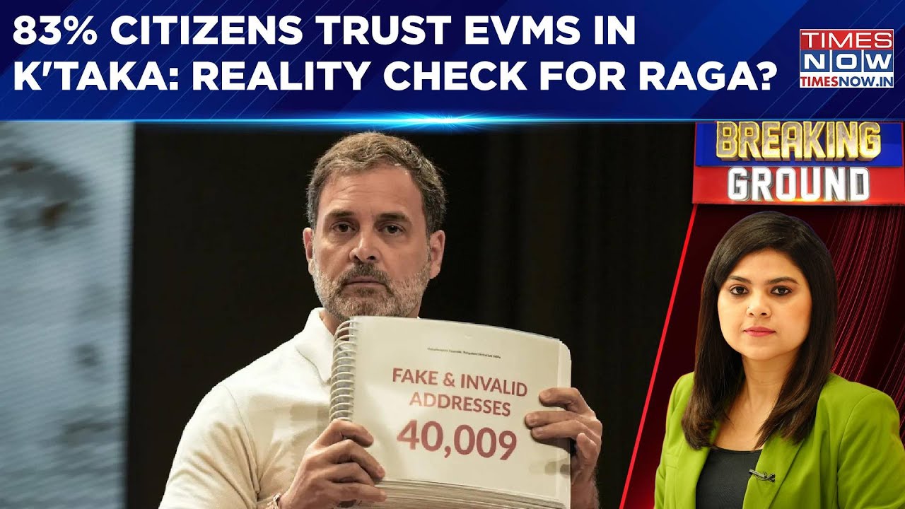 Survey In Karnataka Says 83% Citizens Trust EVMs; Reality Check For Rahul Gandhi & I.N.D.I.A Bloc?