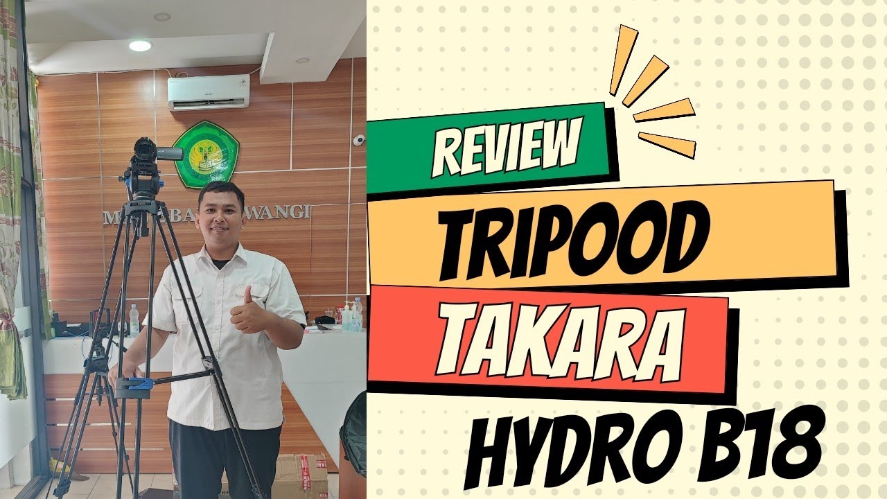 Unboxing Tripod Takara Hydro B18, Tripod Setinggi 180 Cm