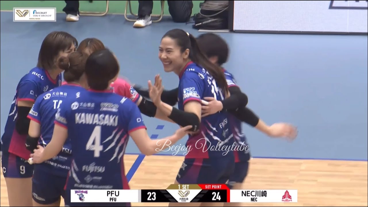 Thatdao Nuekjang เซ็ต 5 รัวไป 4! แนน ทัดดาว ตบ 52% บล็อก 3 ในเกมที่พีเอฟยูชนะNEC 3-2 เซ็ต [Match 35]