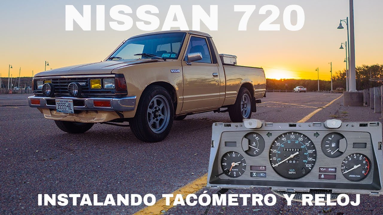COMO INSTALAR TACOMETRO NISSAN 720