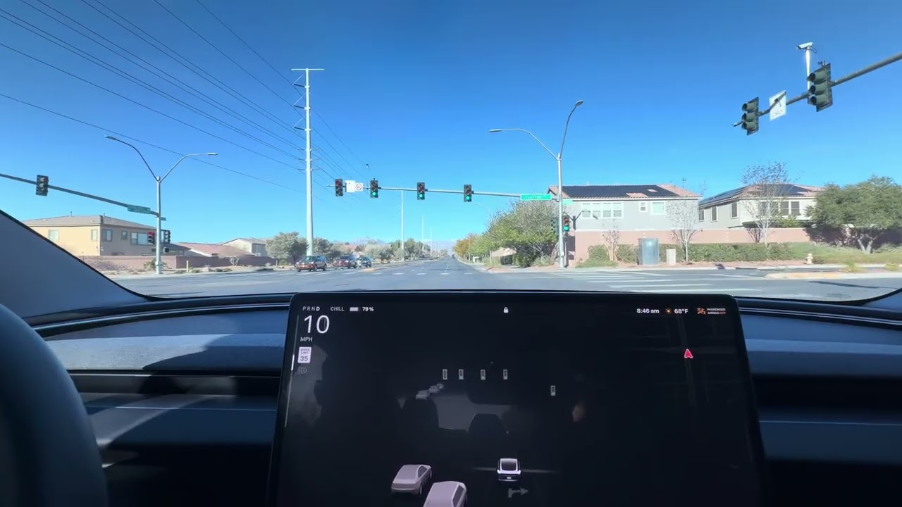 2025 Tesla Model 3 - Las Vegas Morning Drive - March 13, 2026