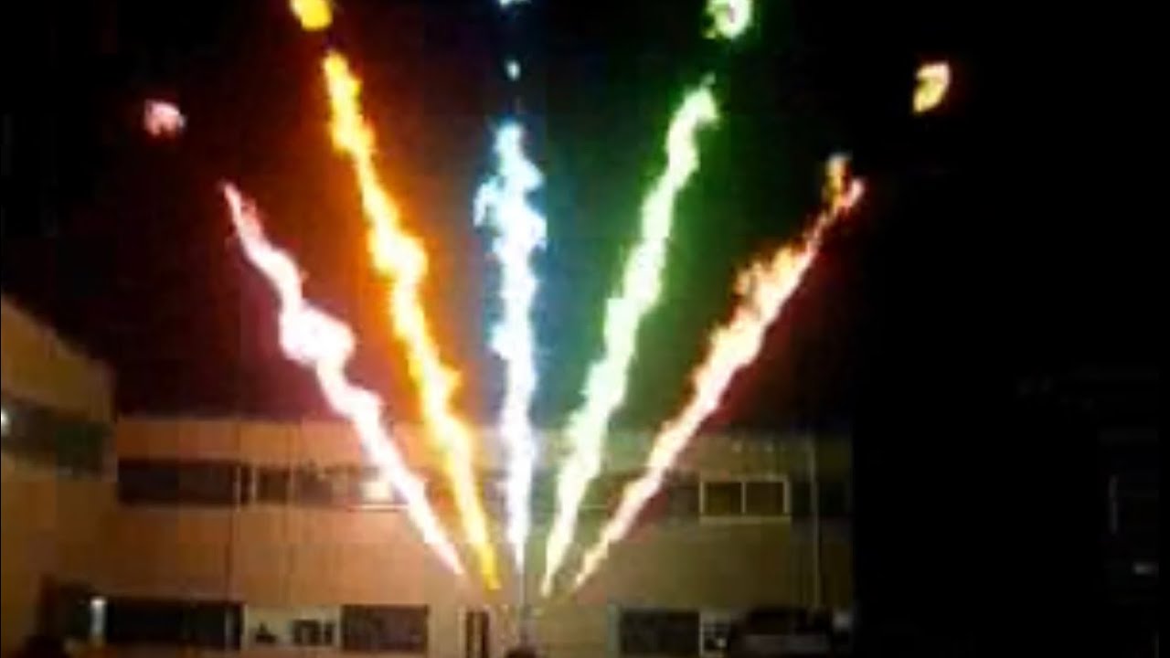 Multicolor Outdoor Close Prox Flame Machine