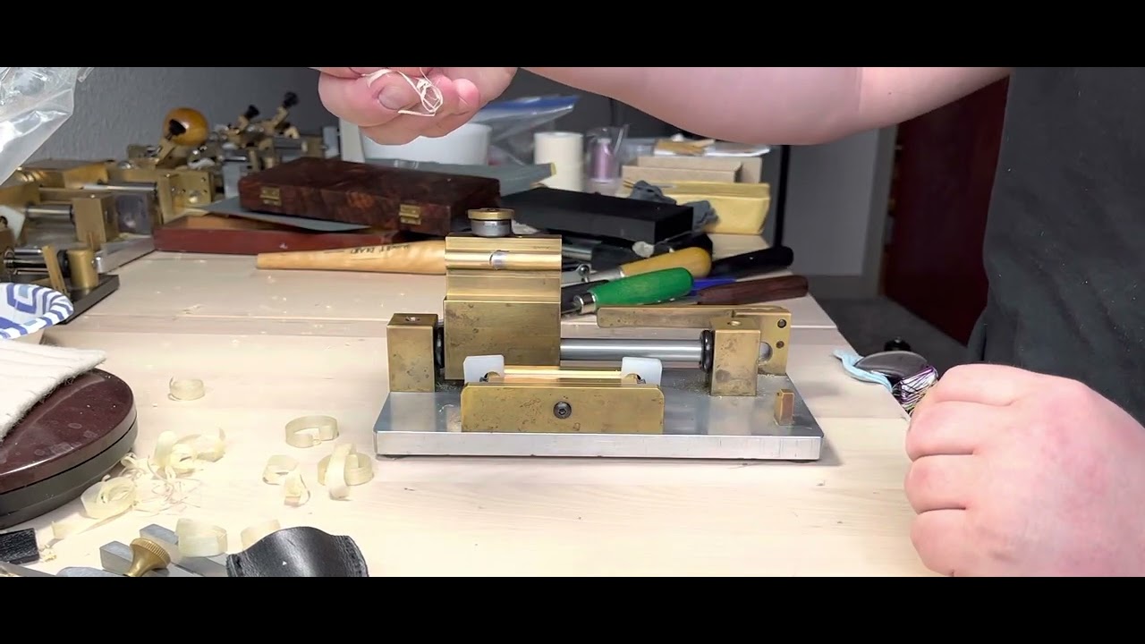 Using a Ross gouging machine