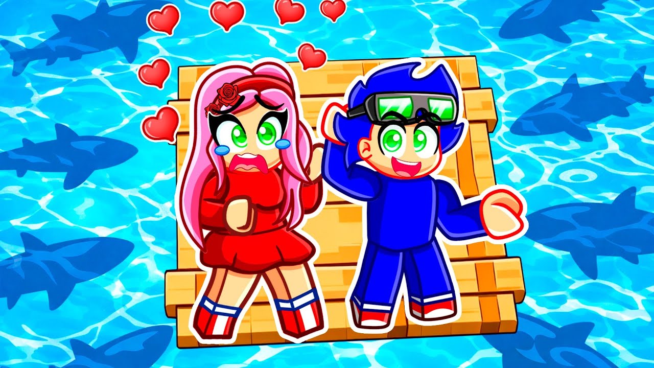 Atrapado en el MAR con Mi ENAMORADA en Roblox SNAPCHAT!