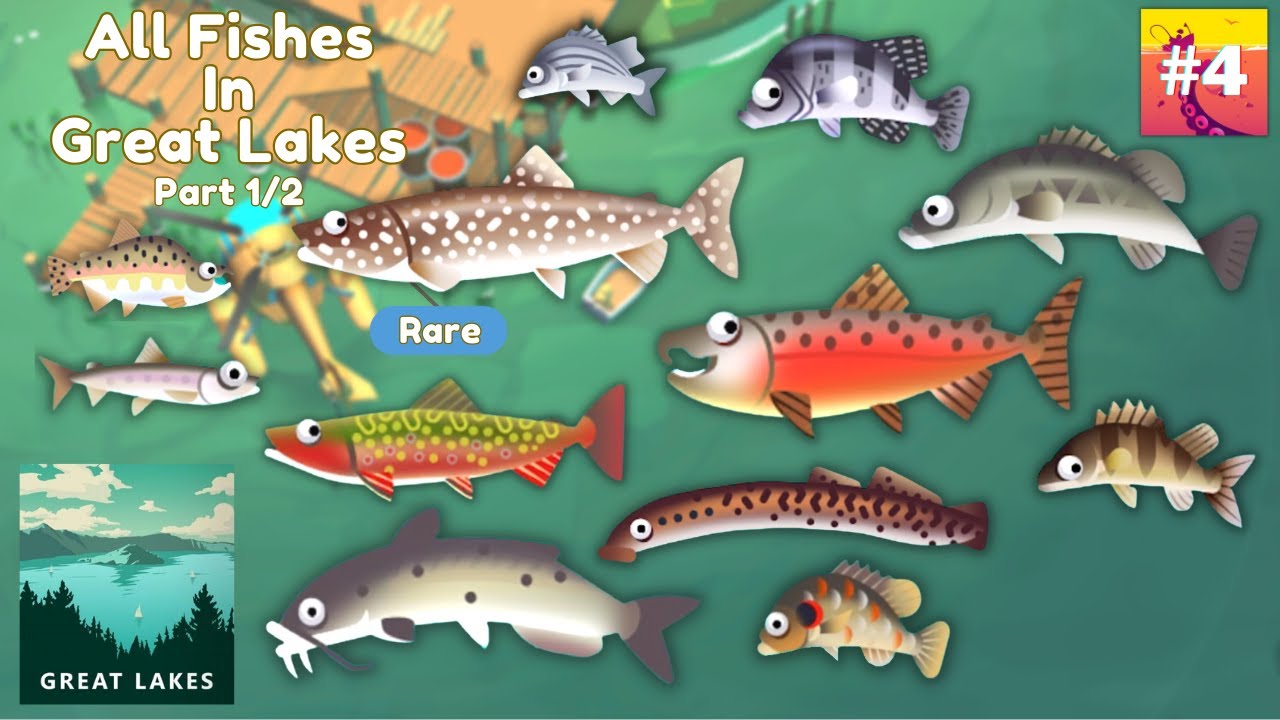 Creatures Of The Deep : All Fishes in Great Lake (1/2)