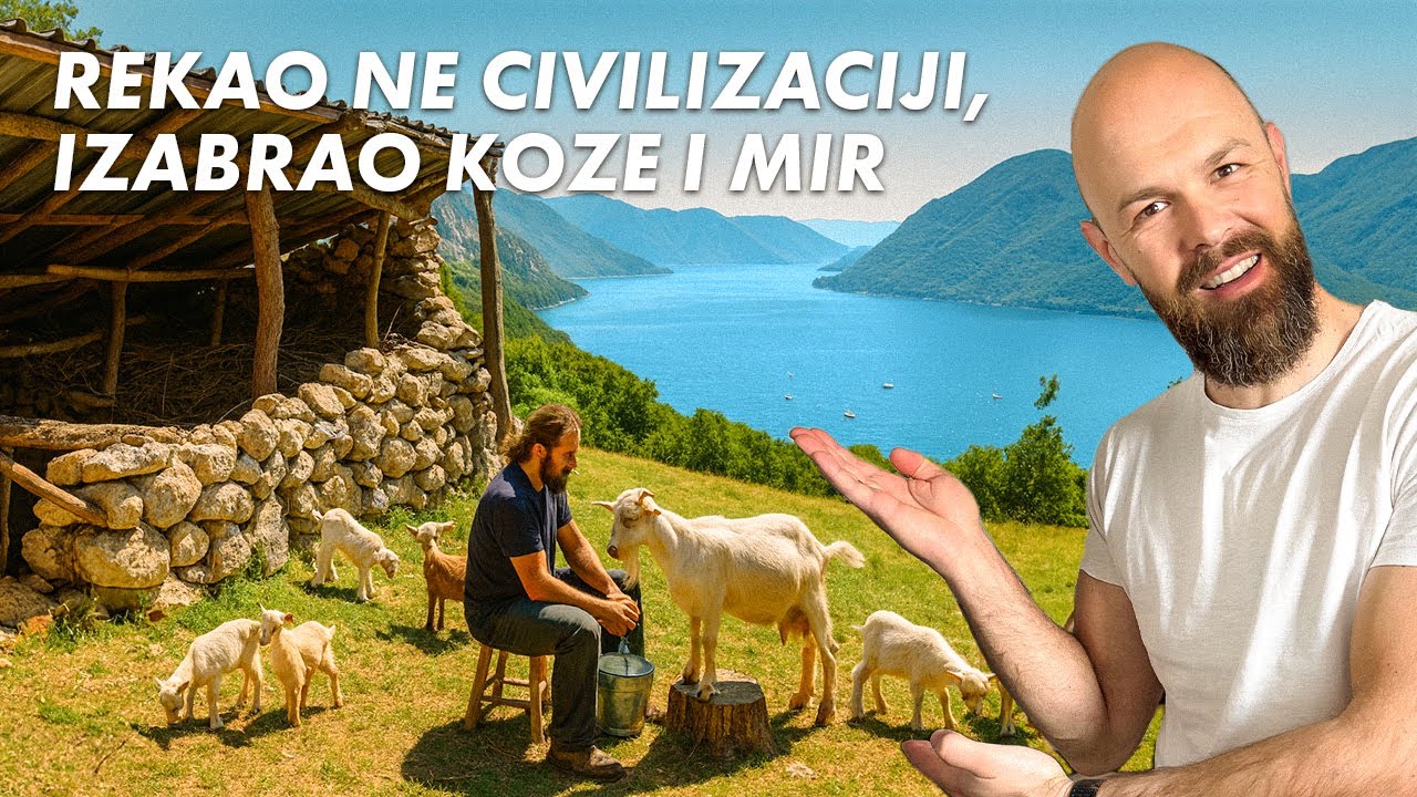 Bez puta, bez STRUJE, u šumi na MORU gaji KOZE koje su mu donele MIR u duši | Izazovi avanturu