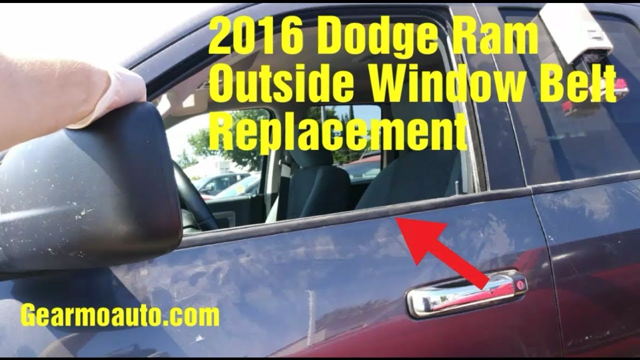 2009 - 2024 DODGE RAM WINDOW BELT REPLACEMENT ( SEE DESCRIPTION FOR NOTES )