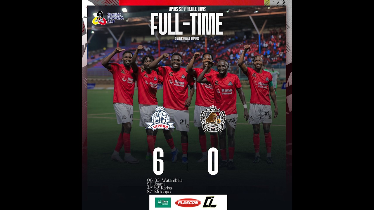 MATCH HIGHLIGHTS VIPERS SC 6-0  PAJULE LIONS- UG-CUP 32