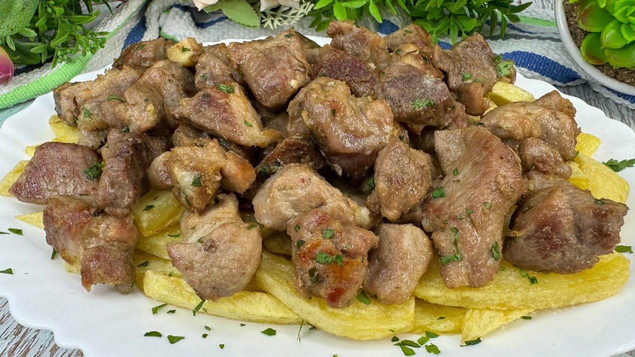 MAGRO de CERDO al AJILLO Super FACIL y Rápido. 🤩 Receta de Carne Al Ajillo 😋 BRUTAL