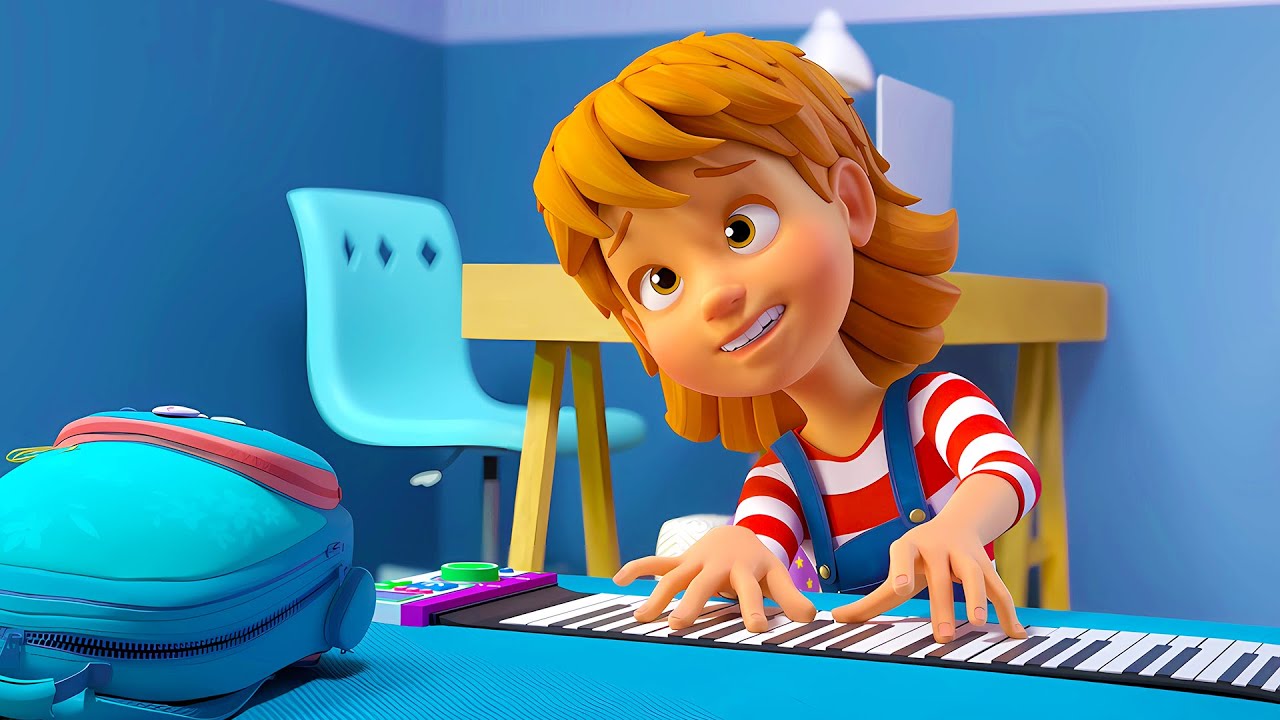 Los Problemas del Piano de Katya | Los Fixis | Animación para niños