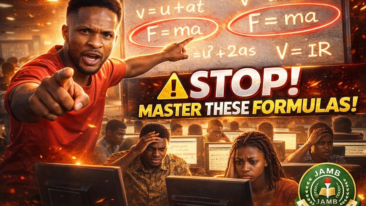 STOP Solving JAMB Physics Without These Formulas
