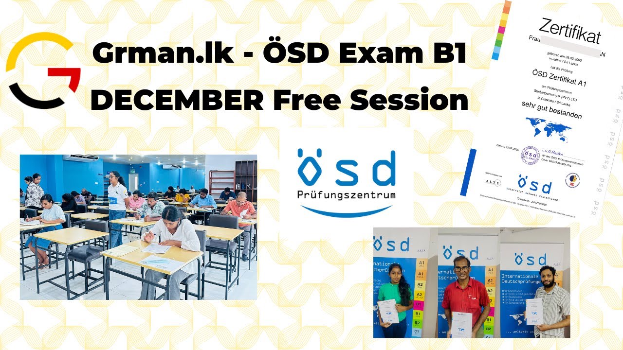 Grman Institute – ÖSD B1 December Session