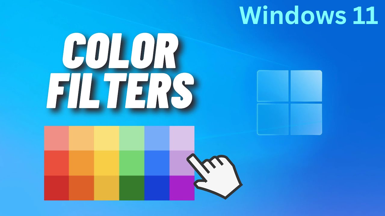 How to Turn On/Off Color Filters on Windows 11