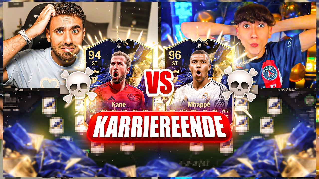 FC 25: KARRIEREENDE☠️😱 MBAPPE TOTY vs KANE TOTY SBB🔥🔥