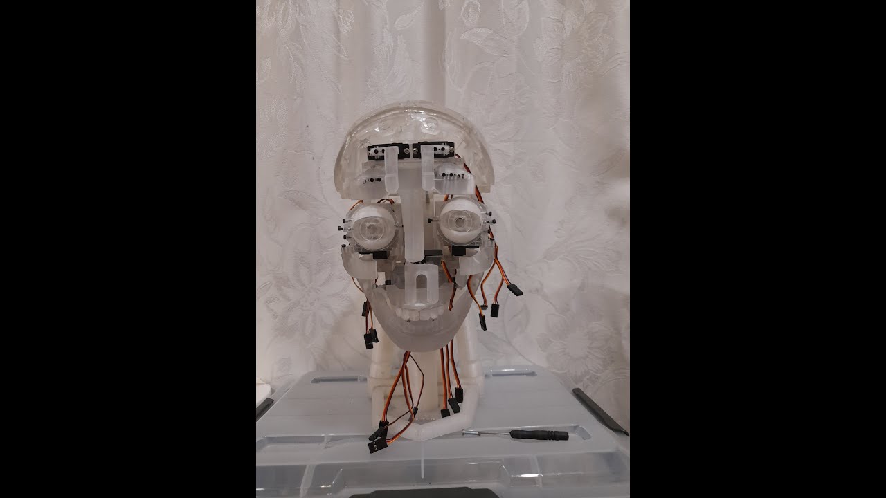 Сборка InMoov i2Head, часть 5