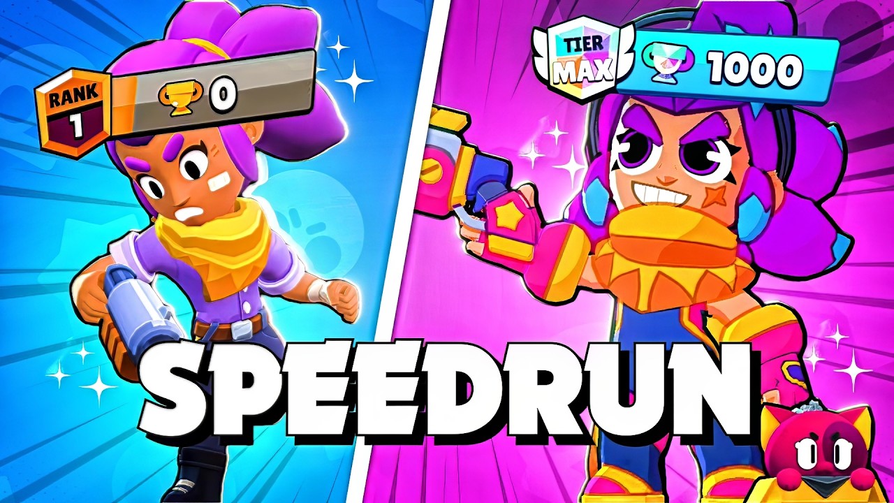 Je SPEEDRUN Shelly Rang MAX sur un Nouveau Compte ( MAIS ... )Brawl Star 