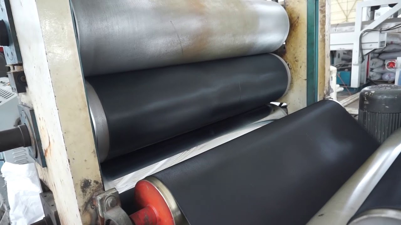 Geocell production process - HDPE Sheet extrusion