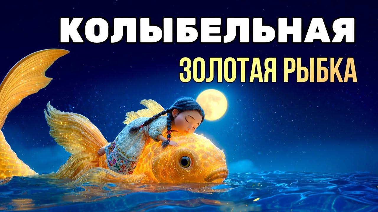 ✨Колыбельная русская сказка: Золотая рыбка 🌙 | Волшебная музыка для сна