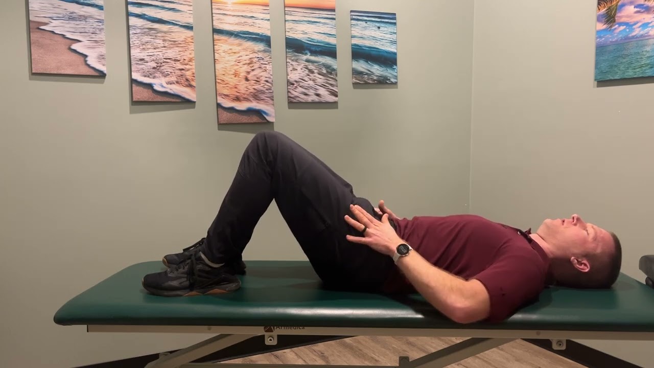 Supine Posterior Pelvic Tilts