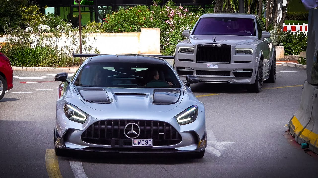 Supercars in Monaco - #CSATW595 Bugatti Veyron SS, AMG GT BS, Aventador SVJ, DB12, Mansory S63 AMG