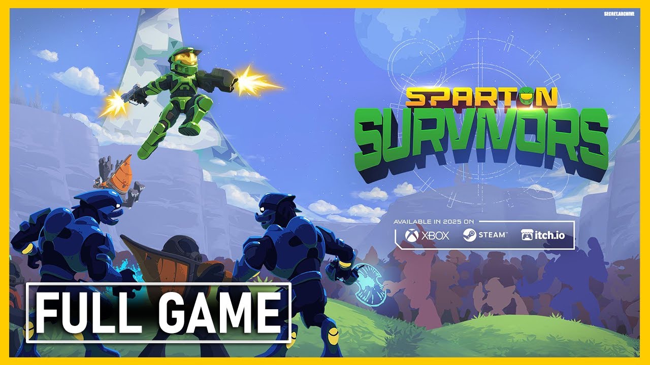 Spartan Survivors | Full Game | Halo X Vampire Survivors | No Commentary