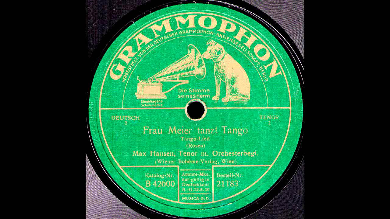 Frau Meier tanzt Tango / Max Hansen mit Orchesterbegleitung