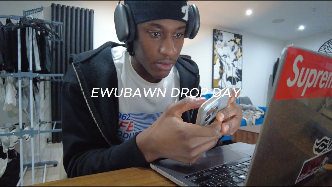 How my clothing brand drop day went...