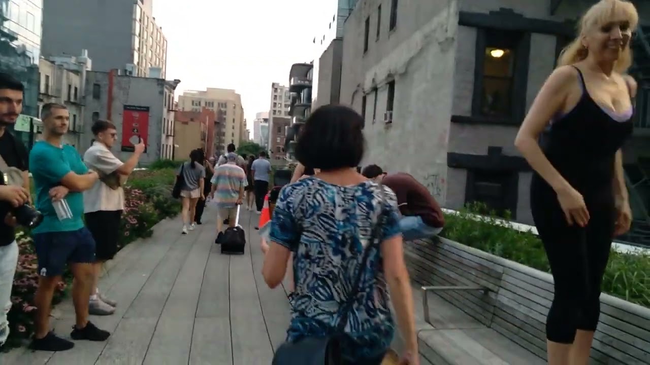 NYC Remebering my walking inside high-line hudson-yard 2023