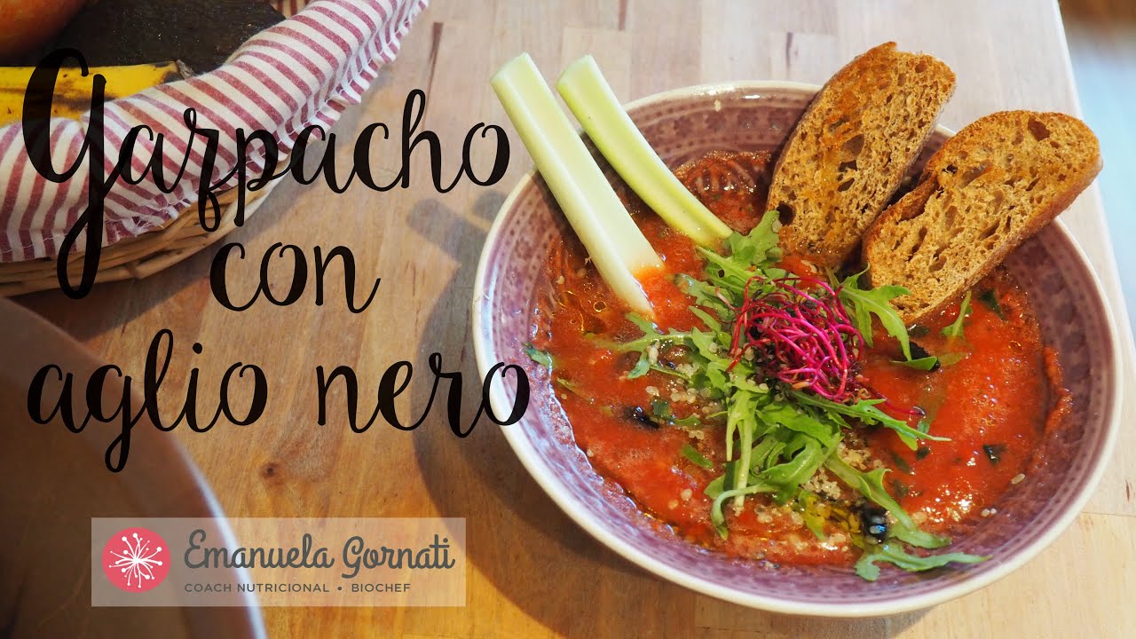 GAZPACHO CON AGLIO NERO