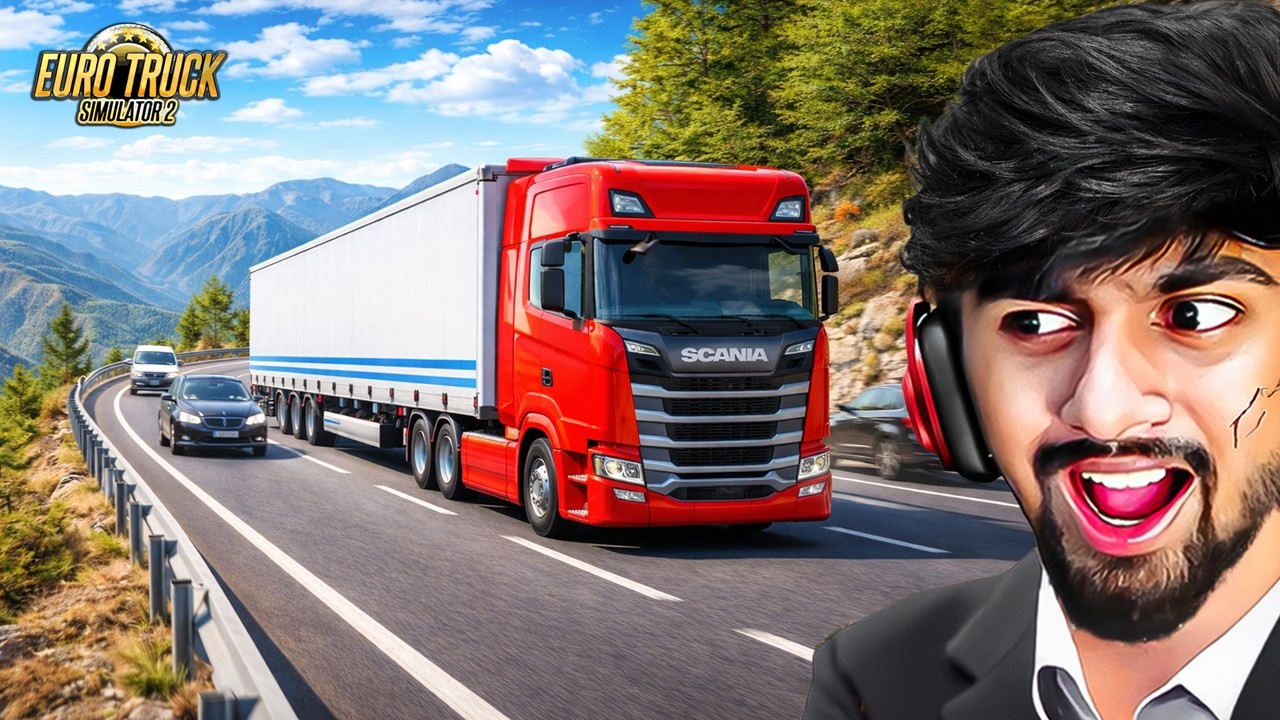 Playing EURO TRUCK SIMULATOR 2 for 1st Time!