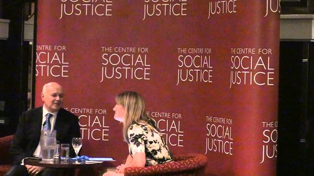 Iain Duncan Smith Conservative Party Conference interview with Allegra Stratton