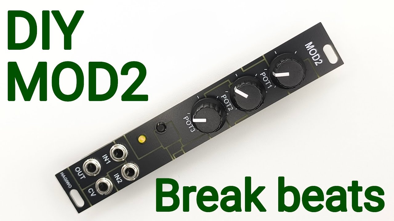 DIY eurorack modular synth | MOD2 Break beats : RP2350 based drum module