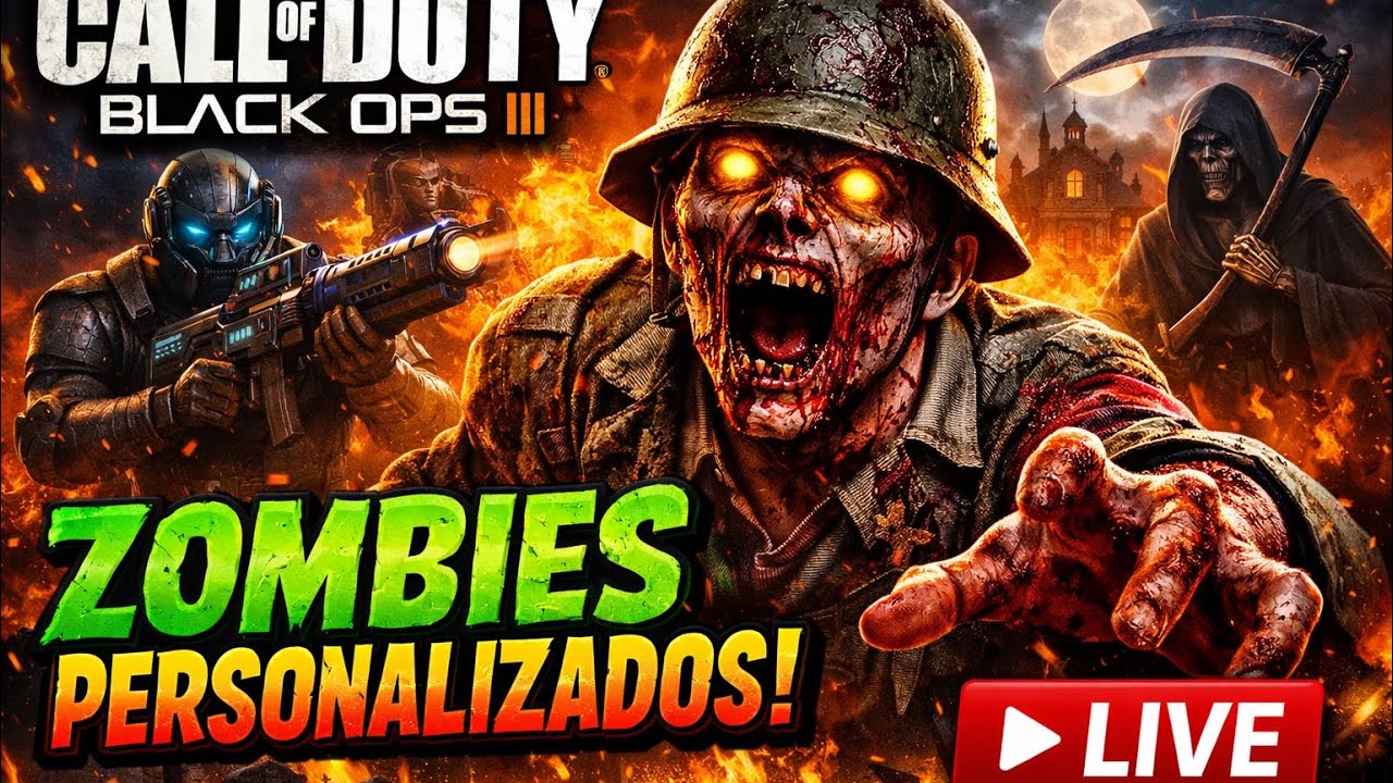 Zombies Black Ops 3 PERSONALIZADOS