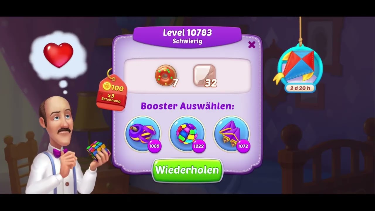 Homescapes Level 10783  -- No cheats