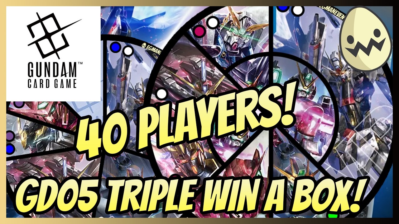 Gundam Card Game: GD05 Triple Win-A-Box №2! Топ-8 колод!