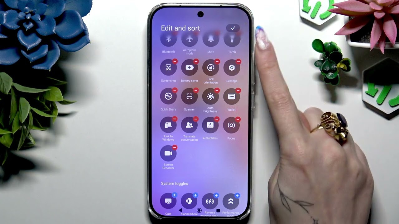 XIAOMI 17 – Как включить или выключить автоматическую регулировку яркости