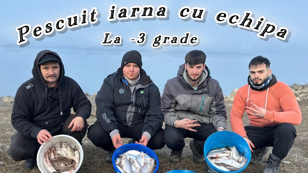 ❄️🏆PESCUIT pe DUNARE iarna LA -3 GRADE cu COSULEȚ ❄️🥶!! #fishing #feeder #pescuit #dunare #fishing