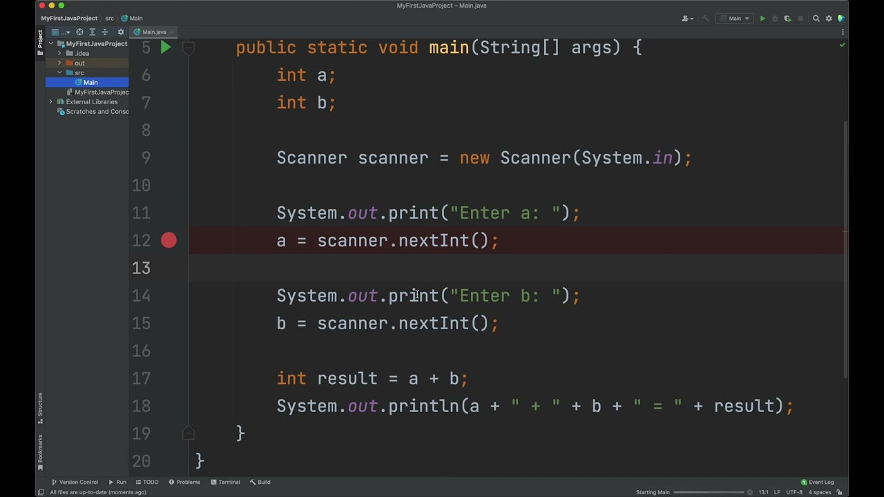 Учебник по Java: как использовать отладчик в IntelliJ