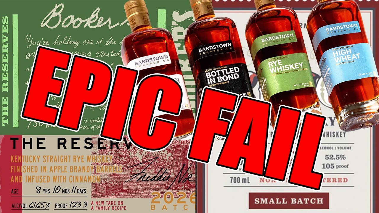 What are they doing? Epic Fails in Bourbon. New Bookers Reserve, Bardstown labels, KoK Small Batch